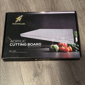 AstroVLuxe Acrylic Cutting Board